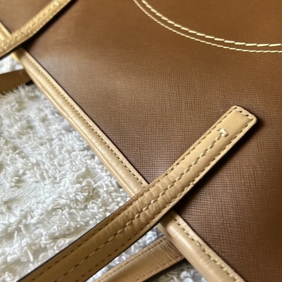 Coach brown leather market Metro tote - Picture 8 of 9